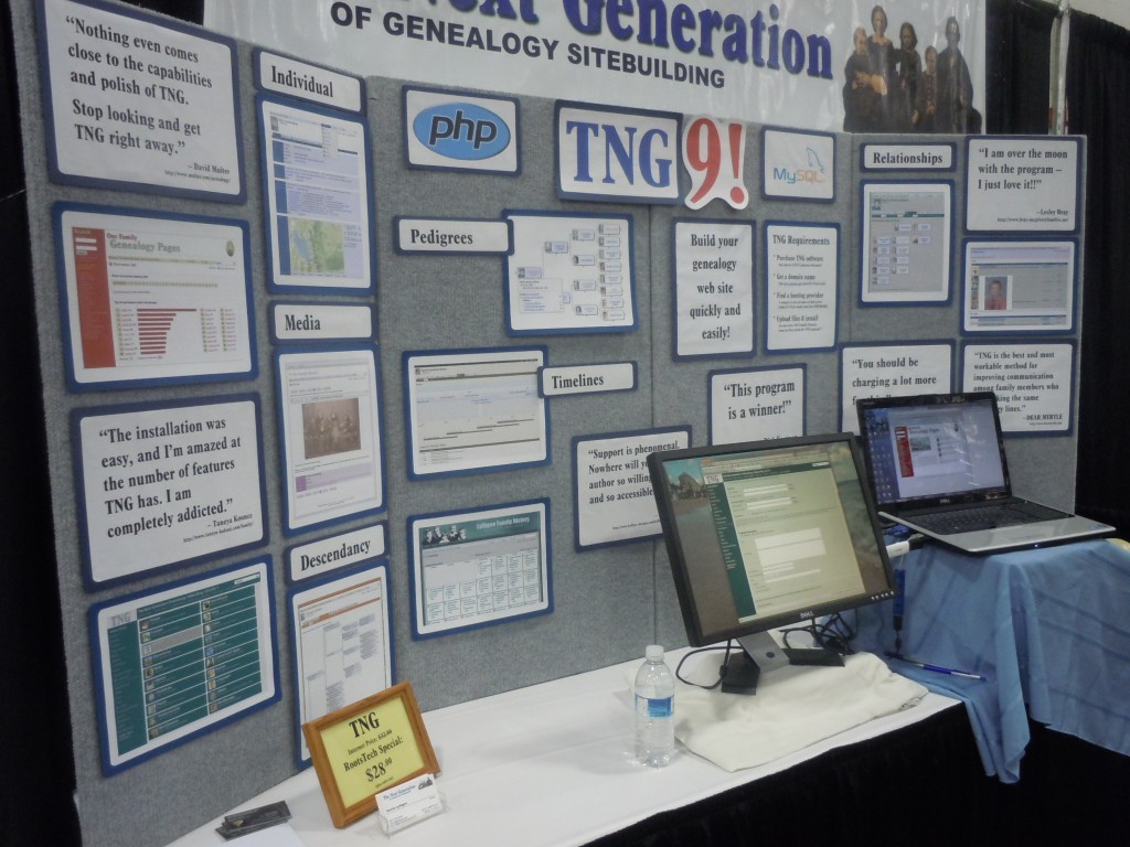 TNG RootsTech Booth