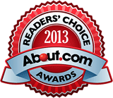 About.com Readers Choice Award Winner, 2013